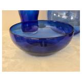 Brilliant Vintage Cobalt Decor Glass Collection - (5) - B