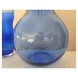 Brilliant Vintage Cobalt Decor Glass Collection - (5) - B