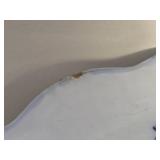 Antique Johnson Bros. English Blue Painted Platter - St. Louis