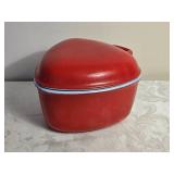 Vintage MCM Denmark Kobenstyle Enameled Miniature Dutch Oven