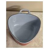 Vintage MCM Denmark Kobenstyle Enameled Miniature Dutch Oven