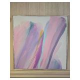 *SIGNED* Original Fine Art Acrylic Modern Abstract Expressionist Painting - B. Leibowitz - Styled After Paul Jenkins