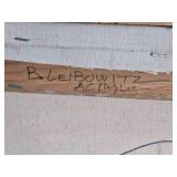 *SIGNED* Original Fine Art Acrylic Modern Abstract Expressionist Painting - B. Leibowitz - Styled After Paul Jenkins