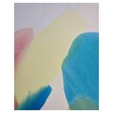 Original Fine Art Modern Abstract Expressionist Acrylic Painting - B. Leibowitz - Styled After Paul Jenkins