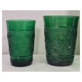 Vintage Anchor Hocking Sandwich Pattern Glassware Collection - (15)