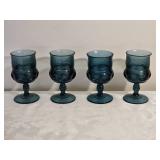 Vintage Indiana Glass Royal Blue King