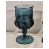 Vintage Indiana Glass Royal Blue King