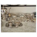 Sparkling Silver Plate Serviceware Collection - (18)