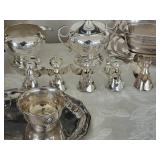 Sparkling Silver Plate Serviceware Collection - (18)