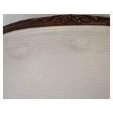 Classic Vintage Carved Bergere Armchair