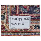 Brilliant Vintage Hand Knotted Wool Kashan Persian Area Rug