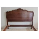 Antique Kindel Furniture Full Size Carved Bedframe