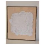 Framed Fine Art Pressed Paper - Ammonite Fossil