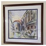 Enchanting Fine Art Watercolor Print - John Singer Sargent - The Bridge of Sighs