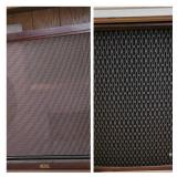 Vintage MCM Altec Lansing Stereo Speakers ~ working