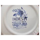 English Furnivals Chinaware Service ~ Blue and White Half Lace Pattern