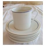 Prisma Blue Band Chinaware Service ~ 40+ pieces