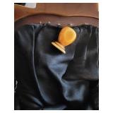 Art Nouveau Velvet Cloche Purse with Arabic Fisherman Frame