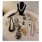 Elegant Black and White Hued Jewelry Collection