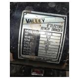 Used Valley 6" Electric Bench Grinder Model BG-6
