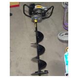 Jiffy Model 30 Ice Auger with D-Icer Armor and Gasoline Engine - Runs