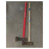 Set of 2 Wood Splitters - Razorback 8 lb Wood Chopper