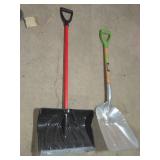 Snow Shovel and Scoop Shovel