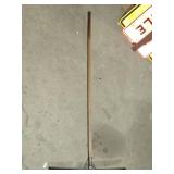 Used Squeegee with Metal Head and Wooden Handle