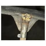 Used Squeegee with Metal Head and Wooden Handle