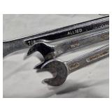 Lot of Various Open-End Wrenches with Mixed Sizes