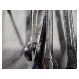 Lot of Various Open-End Wrenches with Mixed Sizes