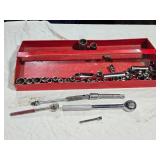 Assorted Sockets with Ratchets and Extension