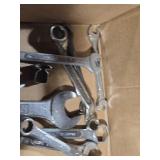 Lot of Assorted Wrenches - Various Sizes and Brands
