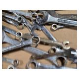 Lot of Assorted Wrenches - Various Sizes and Brands