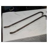 Lot of 2 Crow Bars