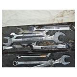 Variety of Open End Wrenches in Metal Box