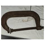 Assorted Clamps Including C-Clamps and Spring Clamps