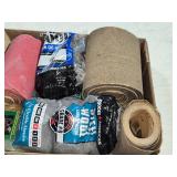 Assorted Sandpaper and Woodworking Supplies