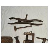 Vintage Metal Tool Collection with Box