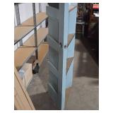 Unique Corner Shelf with Mirror Made from a Door