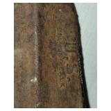 Vintage U.S. Mattock Tool with Wooden Handle