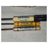 Vintage Set of 5 Advertising Screwdrivers from Local Repair Services: Roseland Garage, Wm. R. Johnson Motors, Pure Oil and More