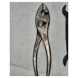 Lot of 3 Vintage Hand Tools - Pliers and Wrenches