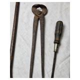 Snips, Screwdriver, Crowbar with Paul H. Graves Co. on it