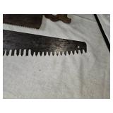 Set of 2 Vintage Hand Saws with Decorative Handles