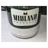 Vintage Midland 5 Gallon Steel Can with Handle