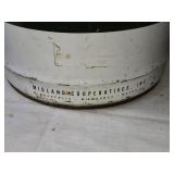 Vintage Midland 5 Gallon Steel Can with Handle