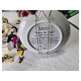 Collection of Vintage Clown Figures and Decoratives Including Plate