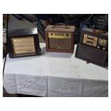 Collection of 3 Vintage Radios - RCA Victor and Crosley - Untested Due to Age