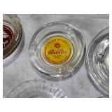 Collection of  Vintage Glass Ashtrays from Various Las Vegas Casinos
